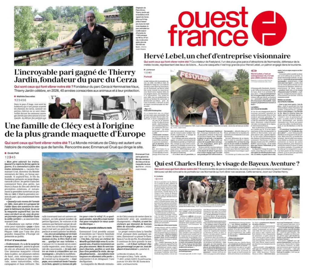 Image par défaut illustrant le propos de l'article Les sites à l’honneur cet été dans la presse de Normandie Sites