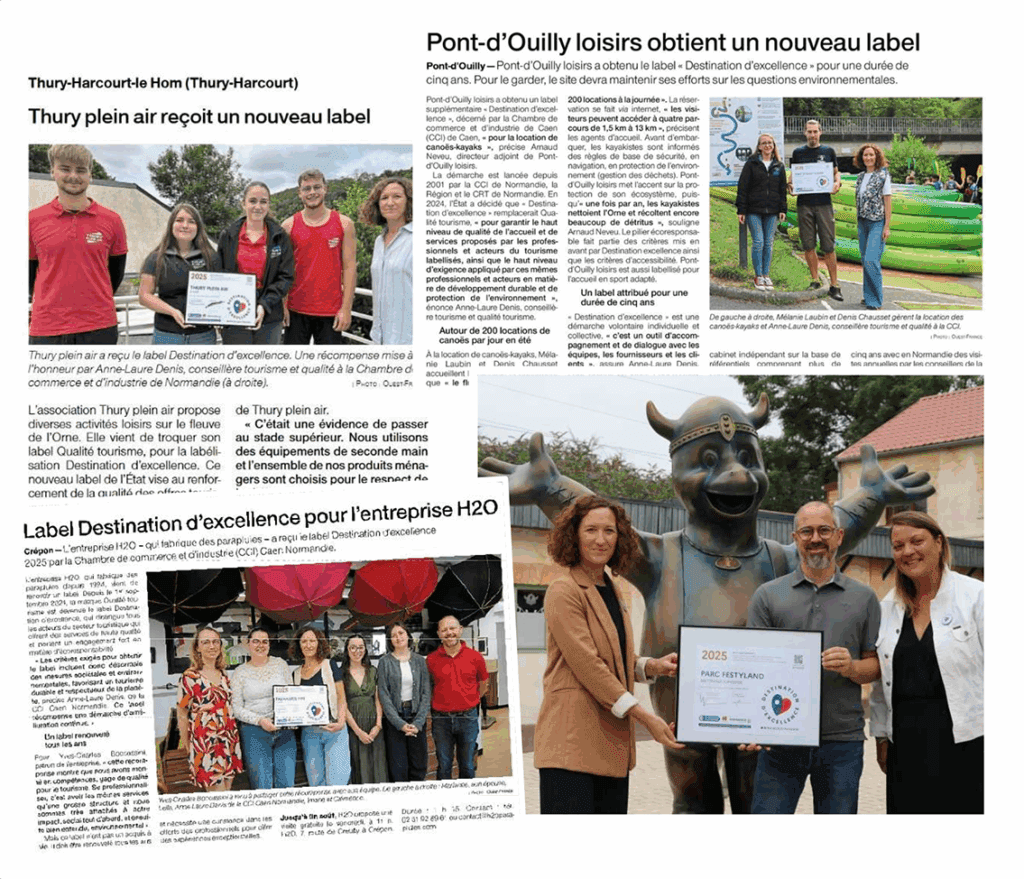 Image par défaut illustrant le propos de l'article Label Destination d’excellence de Normandie Sites